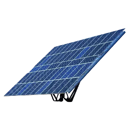 transparent blue solar panel