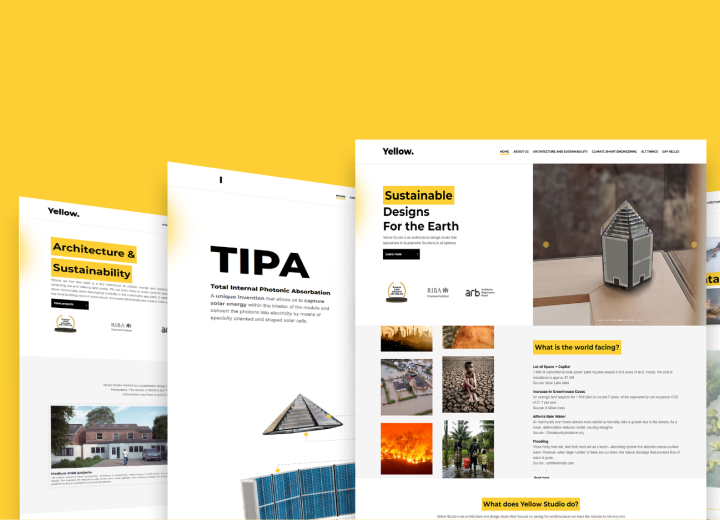 yellow Studio pages
