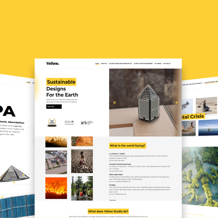 yellow Studio pages